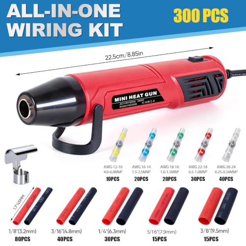 350W Mini Heat Gun Kit