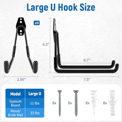 Garage Hooks Heavy Duty
