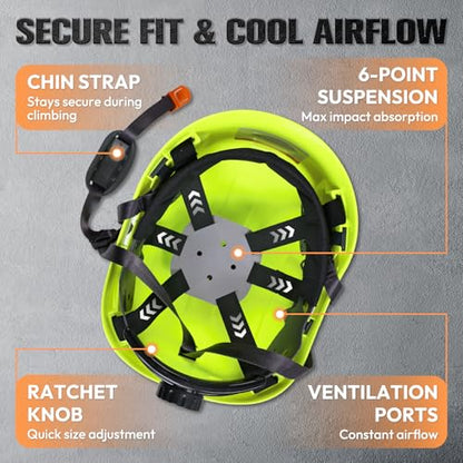 Arborist Helmet Kit with Visor