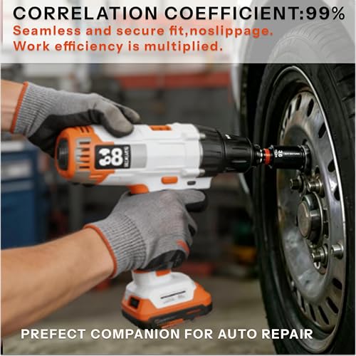 19pcs 1 2" Metric Impact Socket