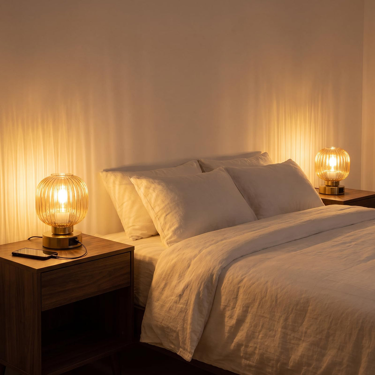 Touch Table Lamp Set of 2 (Gold_2pack)