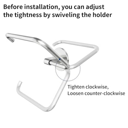 Adhesive Hand Towel Holder Brushed Nickel (Brushed Nickel)