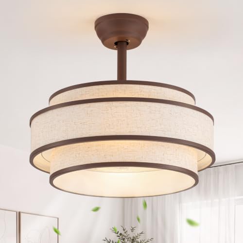 Boho Caged Fandelier Ceiling Fans with Lights