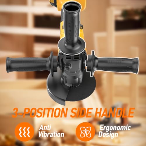 Cordless Angle Grinder Fit for Dewalt 20V Max Battery