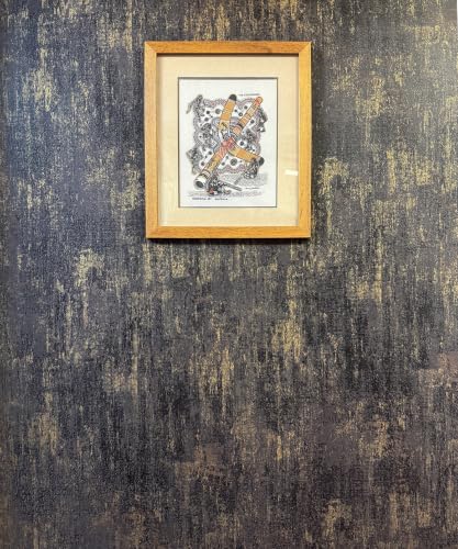 Vintage Metallic Peel and Stick Wallpaper Textured Industrial Metallic Concrete Wall Paper
