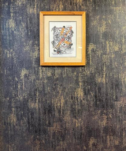 Vintage Metallic Peel and Stick Wallpaper Textured Industrial Metallic Concrete Wall Paper