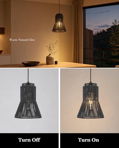 BTP Boho Woven Pendant Light UP3065