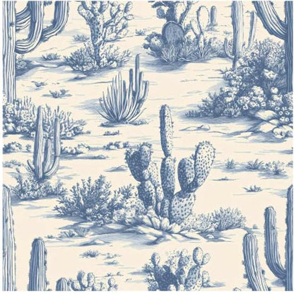 Desert Cactus Peel and Stick Wallpaper