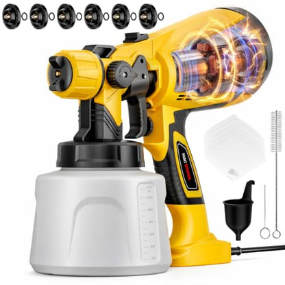 1000W HVLP Electric Paint Sprayer Gun for House Painting