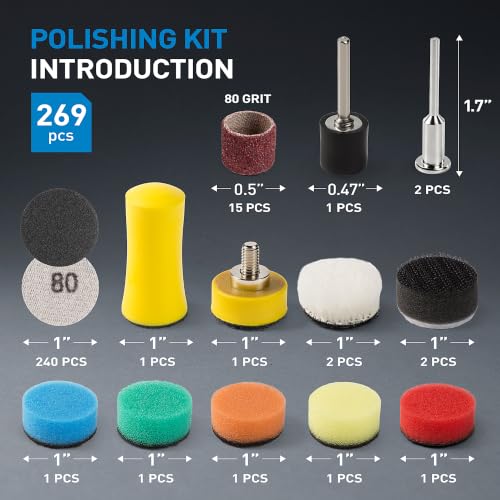 Assorted Hook and Loop Sandpaper