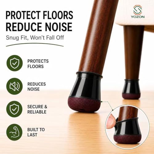 New Chair Leg Floor Protectors for Hardwood Floors
