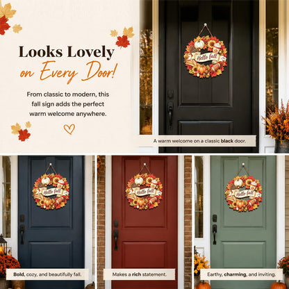 Small Fall Wreath (Fall12)