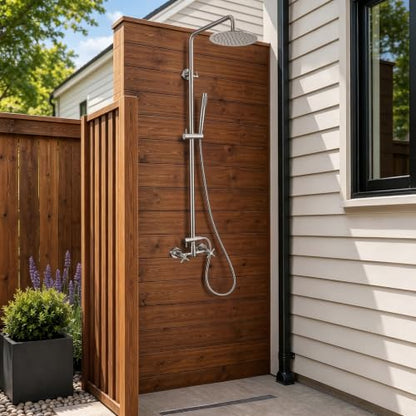 316 Marine Grade Stainless Steel Outdoor Shower Kit