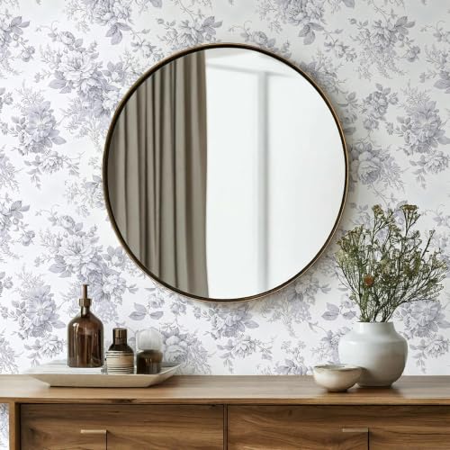 Floral Peel and Stick Wallpaper Vintage Flower Contact Paper