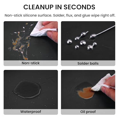 Silicone Soldering Mat with Soldering Stand