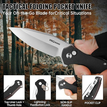 N730 Mini Folding Pocket Knife 3.35" 14C28N Stainless Steel Blade
