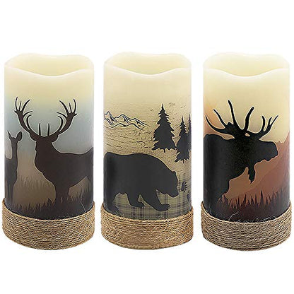 Flameless Flickering Led Candles with 6H Timer