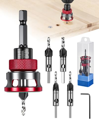 Countersink Drill Bits Set