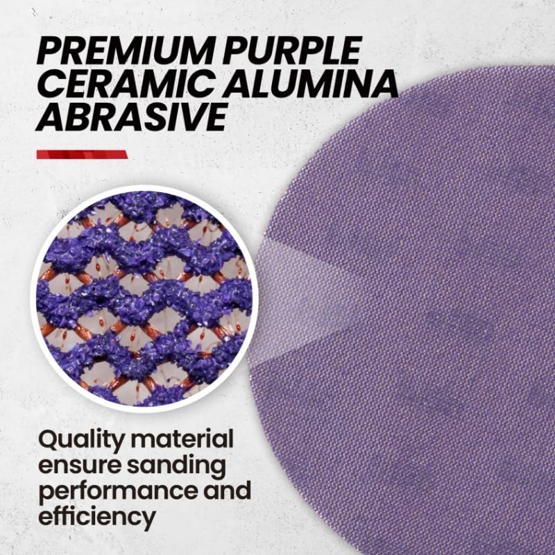 9 Inch Purple Ceramic Mesh Sanding Disc