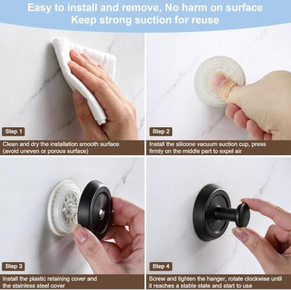 Suction Cup Hooks for Shower