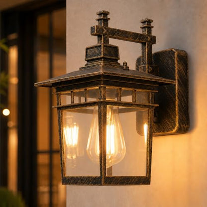 13'' Medium Outdoor Wall Light Fixture with Closed Bottom