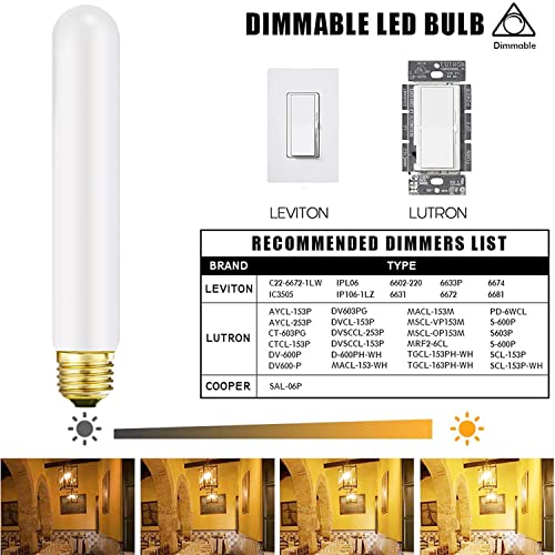 LED Light Bulb T10 Dimmable Flick