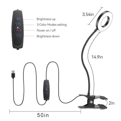 LED Desk Lamp Table Lamp with USB Charging Port