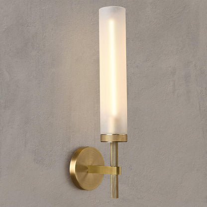 20" Knurled Brass Bathroom Wall Sconces (20-IN-Brass-1PC)