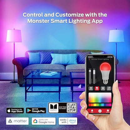 Smart LED Light Bulbs WiFi Color Changing Bulbs