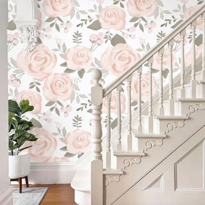 Watercolor Peel and Stick Wallpaper