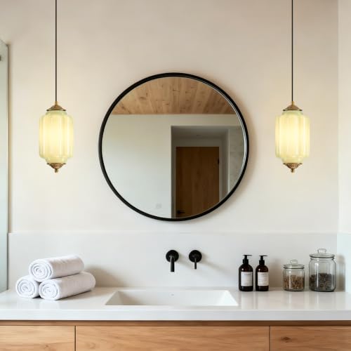 Vintage Glass Pendant Light