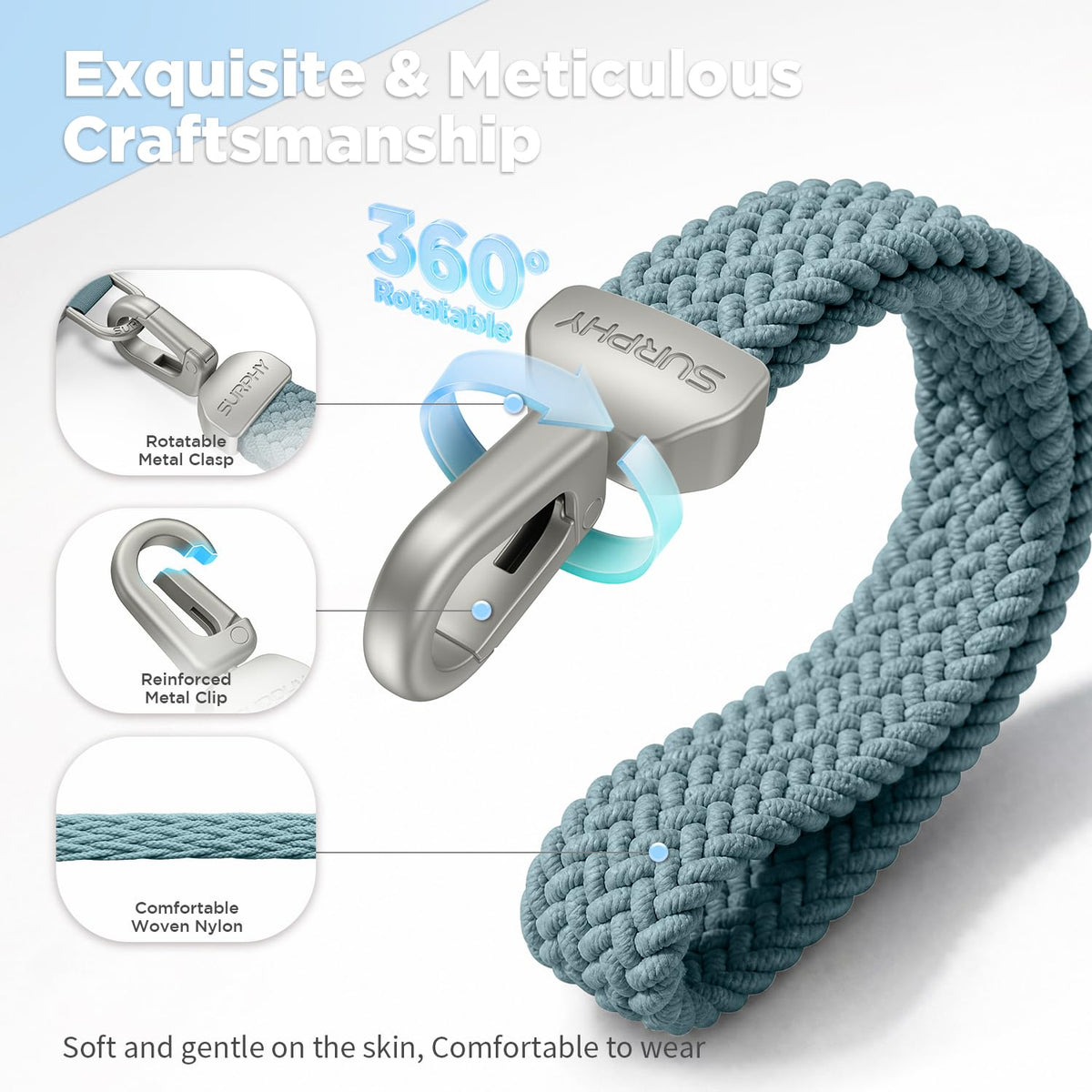 Elastic Phone Wrist Strap (Cactus Green)