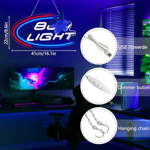 Bikini Crs LIGHT Neon Signs for Wall Decor Neon Lights for Business Led Signs Suitable for Man Cave Restaurant Office Bar Pub Led Art 5V Power Adapter 16.1 * 9.8 Inch
