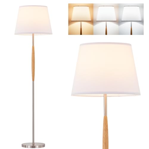 Wood Standing Floor Lamp
