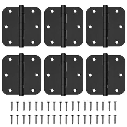 6 Pack Heavy Duty 3.5 Inch Stainless Steel Door Hinges