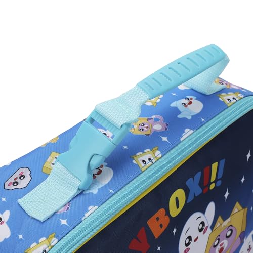 Lanky Box Favorite Characters Insulated Lunch Kit (Lanky Box Favorite Blue)