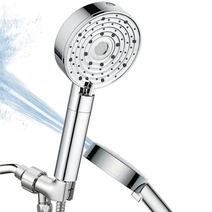 4.7 Inch Round Handheld Shower Head with 10 Spray Modes