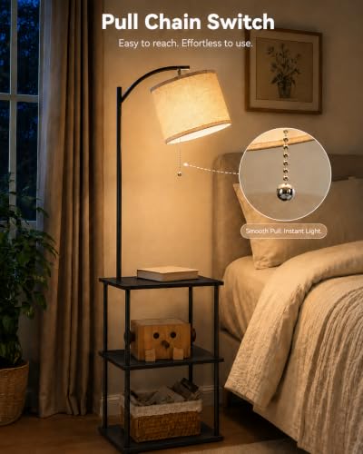 Floor Lamp with Table