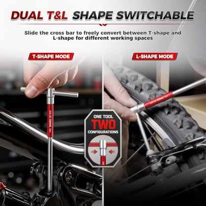 Sliding T Handle Allen Wrench Set