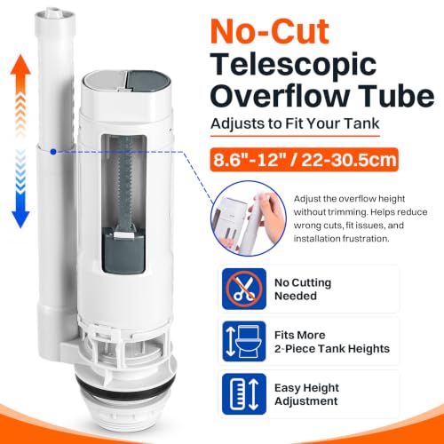 Dual Flush Valve Replacement Kit for 2