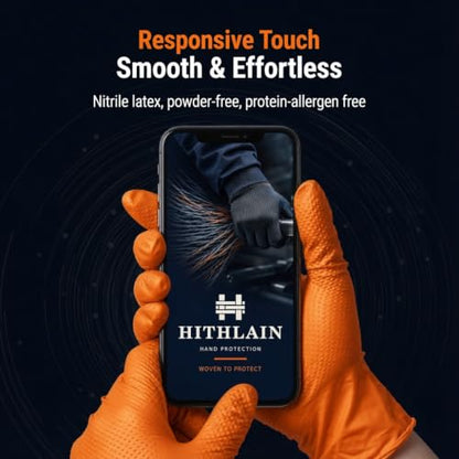 8 Mil Nitrile Disposable Gloves