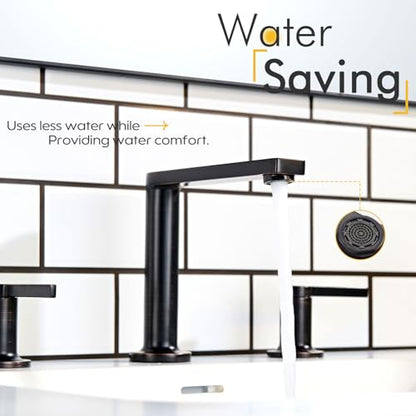 8 Inch Faucets for Bathroom Sink 3 Holes (Oil Rubbed Bronze / 1.2 GPM)