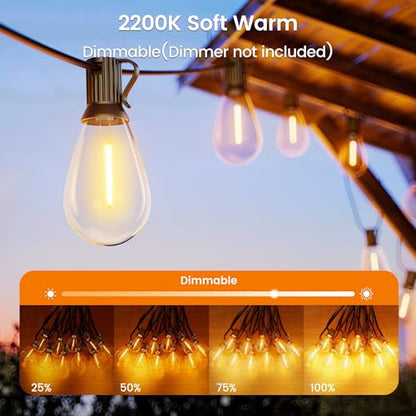 S11 Outdoor String Lights 2200K