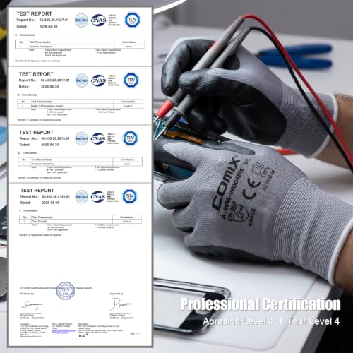 Microfoam Nitrile Coated Work Gloves