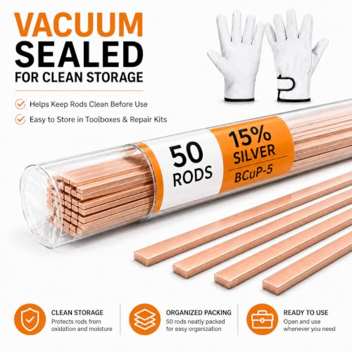 50% Rods -5, Flat Copper Phosphorus