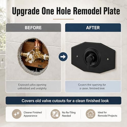 One Hole Remodel Cover Shower