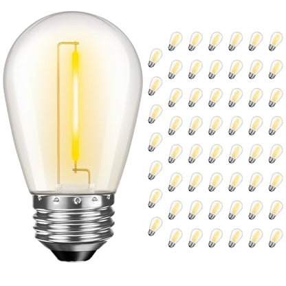 Shatterproof S14 LED Outdoor String Light Bulbs for Patio Light