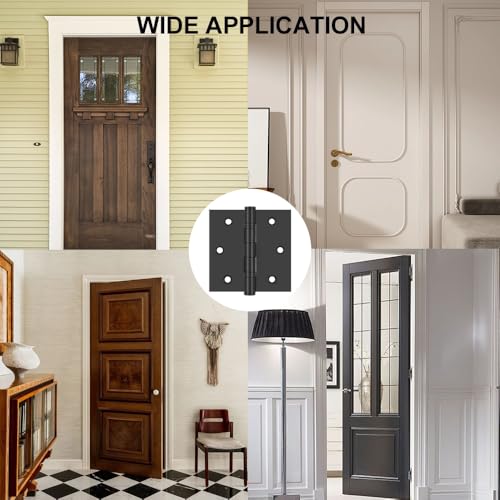 6 Pack 3.5 Inch Heavy Duty Stainless Steel Door Hinges