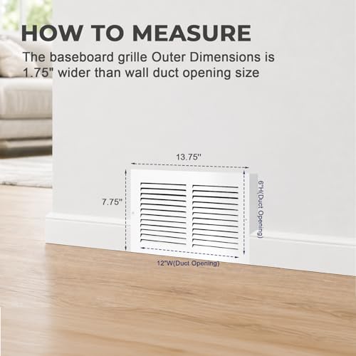 Baseboard Return Air Grille