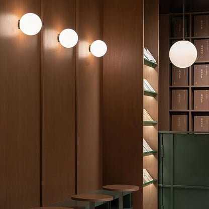 Modern Round Ceiling and Wall Fixture for Hallway Entryway Bedroom Bedside Living Room